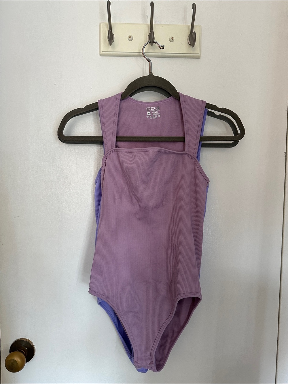 Purple One-Piece - Ribbed Design